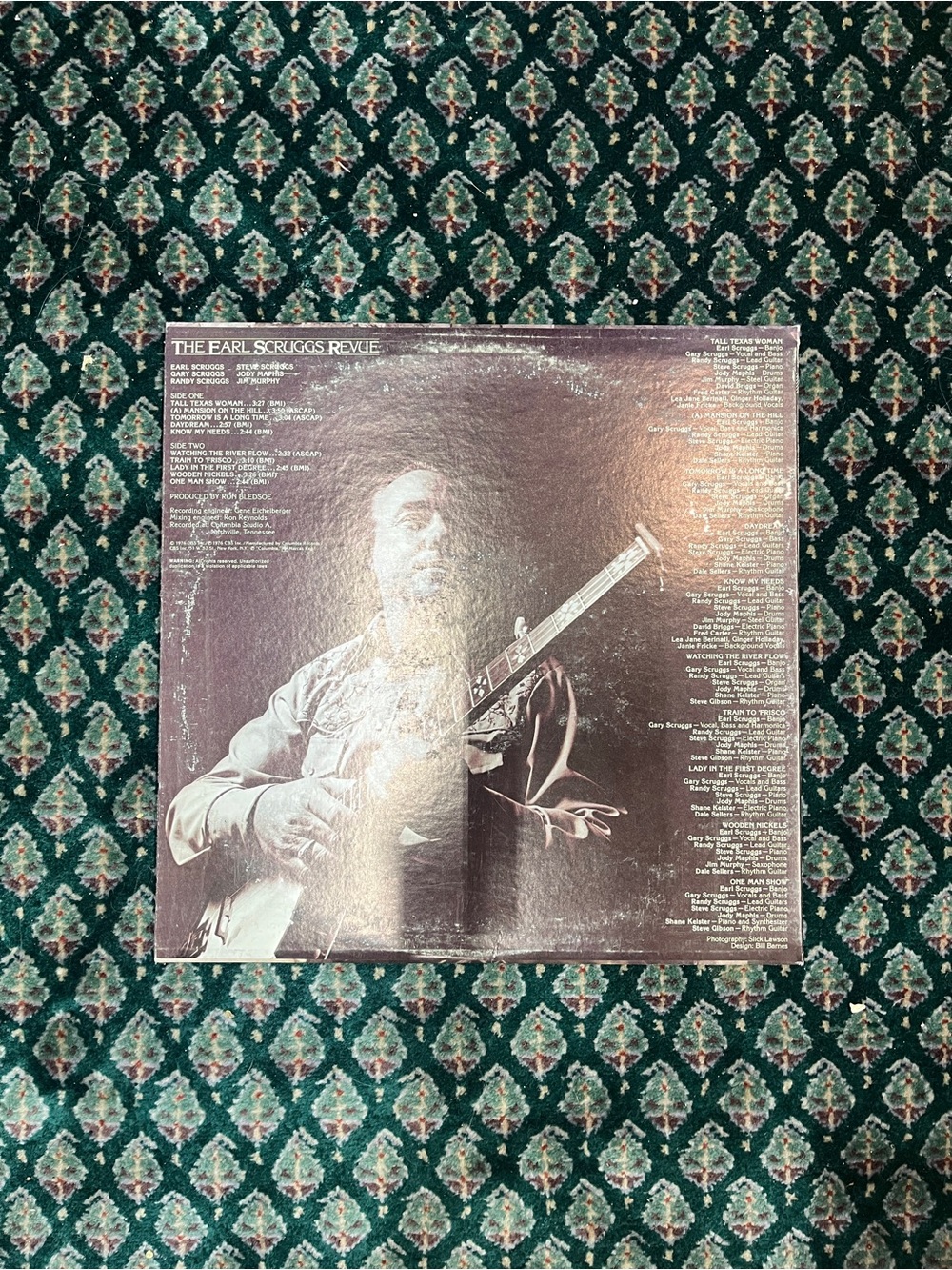 Folk Music- Earl Scruggs Revue 1976 Vinyl Album - Family Portrait